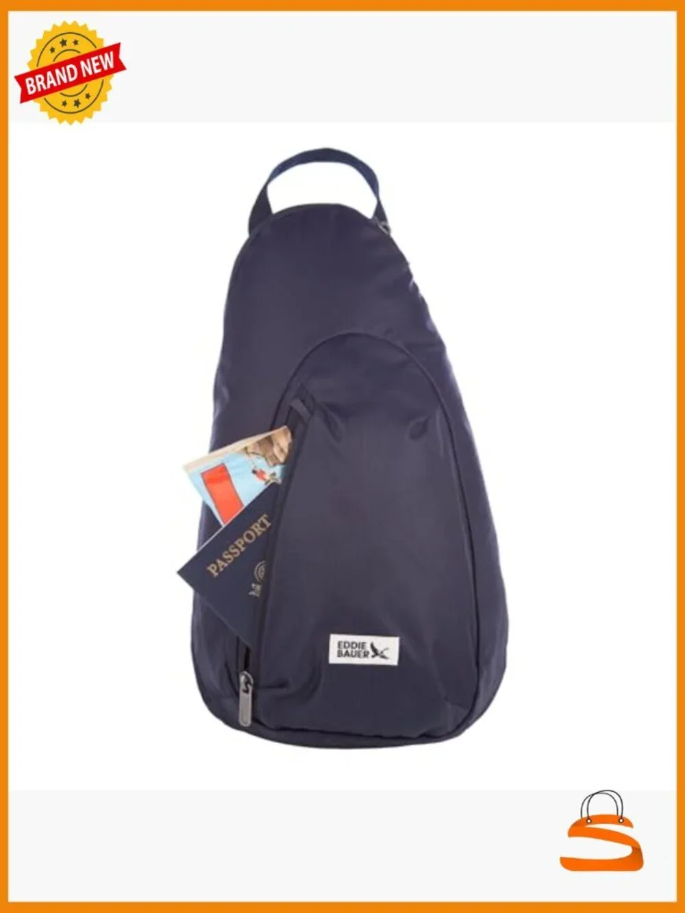 RFID-Blocking Travel Sling Bag - Lightweight Crossbody Security Backpack